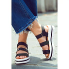 Step Out Platform Sandals
