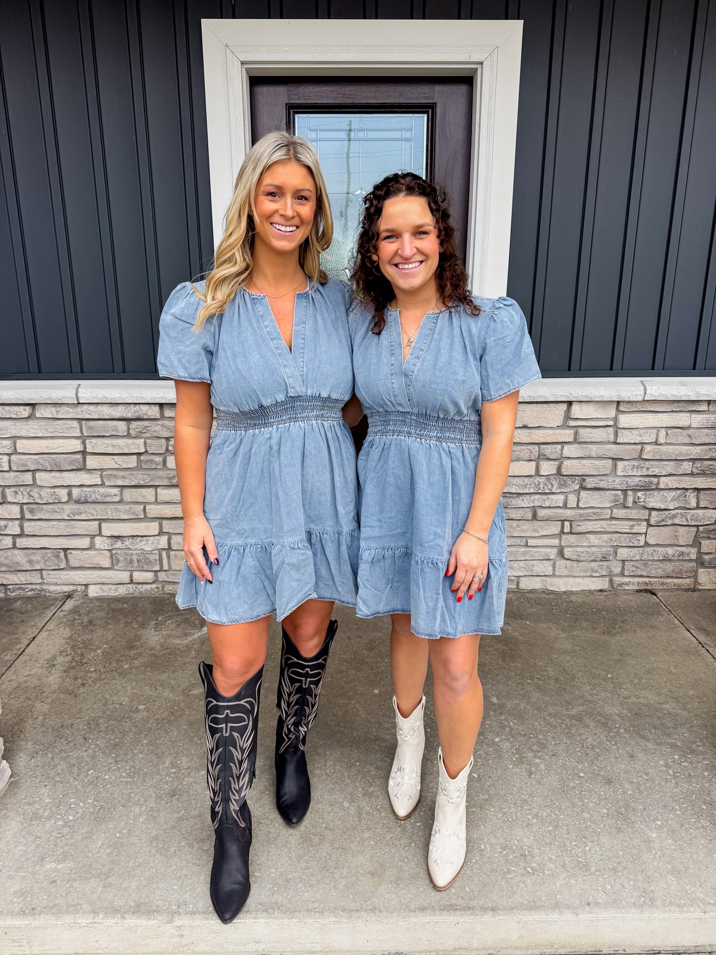 lover denim dress Love Welove Fashion Denim Dress for Women Button Down Shirt Dress Casual Summer Jean Outfit for Work Travel Vacation Daily Wear Dark Blue at Amazon Women's Clothing store